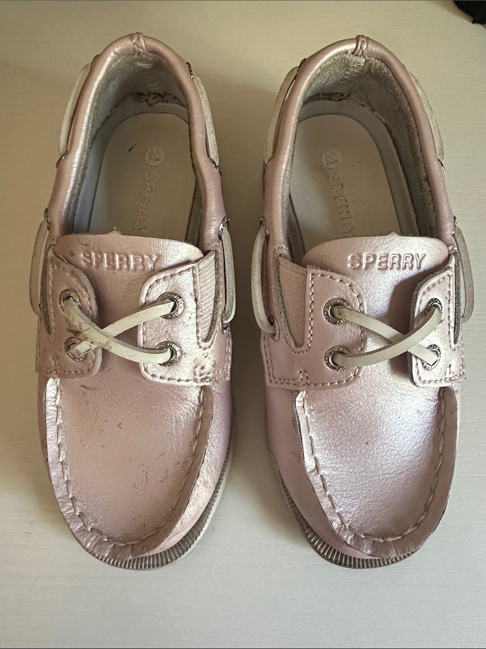 Sperry Kids Metallic Rose Boat Shoes